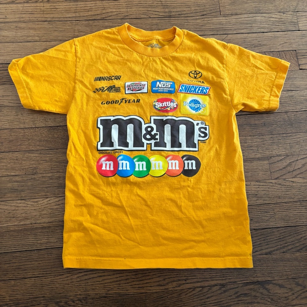 Nascar Old M&M Tee Kyle Bush #NASCAR
